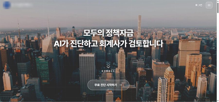 AI 컨설팅 플랫폼 홈페이지 제작 사례